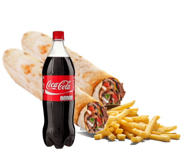 2 Dürüm Rollo XL - Con 1L de cola O patatas. en XXL Kebab Rubí
