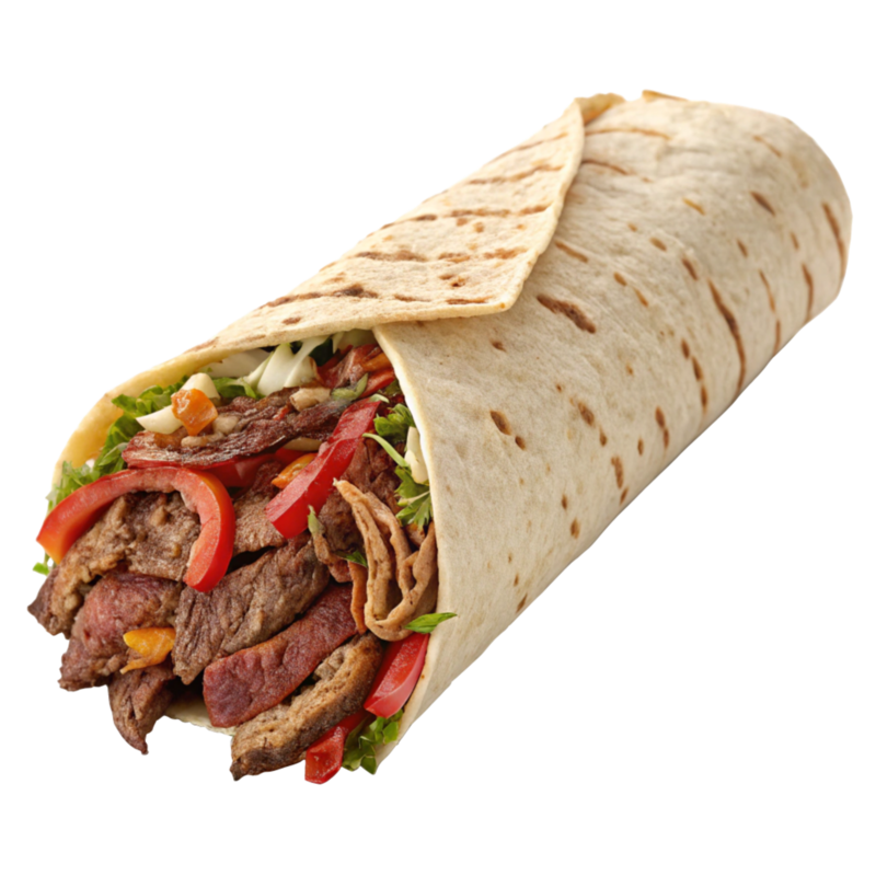 Dürüm Rollo - Pollo, ternera o mixto con ensalada. en XXL Kebab Rubí