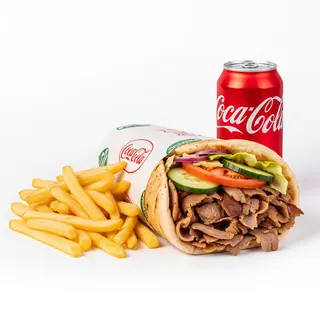 Menú Dürüm XL - Incluye patatas y cola. en XXL Kebab Rubí
